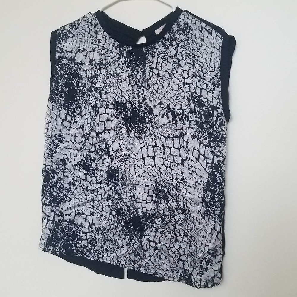 Forever 21 | Edgy Open-Back Animal Print Blouse